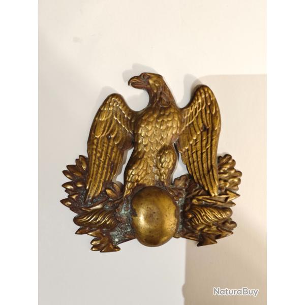 Plaque shako Garde Nationale 1850 - Aigle non couronn