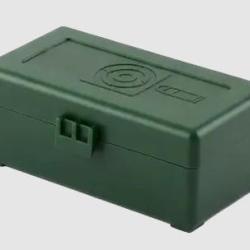 Bo&icirc;te de rangement verte 50 munitions calibre 357