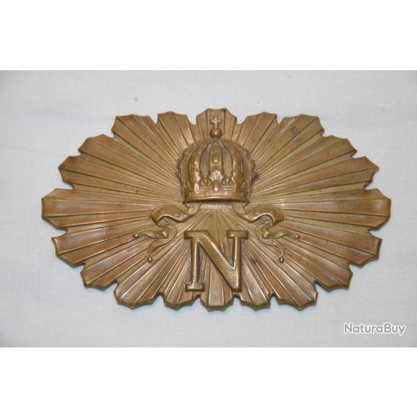 PLAQUE GIBERNE GUIDE & TRAIN GARDE IMPERIALE-SECOND EMPIRE-NAPOLEON III-GUERRE 1870/71