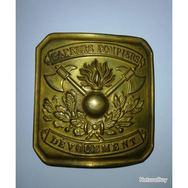 Boucle de ceinturon POMPIER