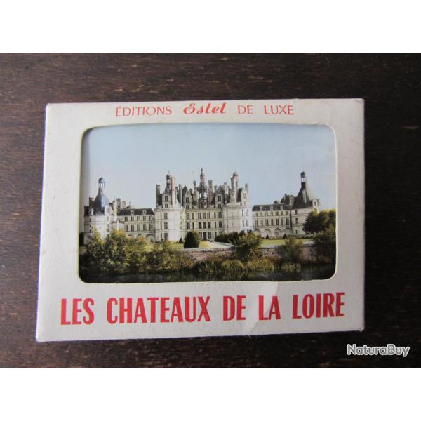 20 Mini photos Editions Estel 1950 - Ch�teaux de la Loire