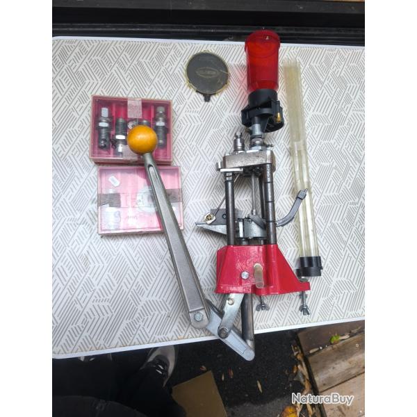 Presse Lee 1000 rechargement+ outils 9mm et 38