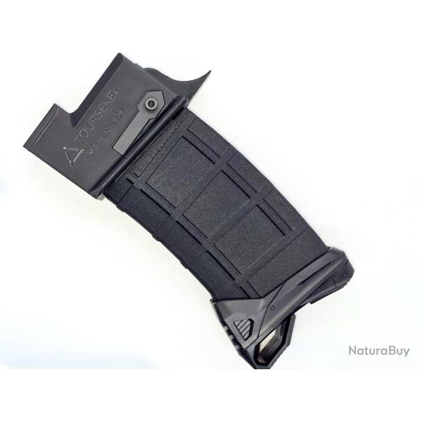 REDUCTION CHARGEUR TOURSEKEV POUR BARILLETS TR50 GEN 1 &2 CAL.50 T4E AVEC TALON DE CHARGEUR+ATTACHE