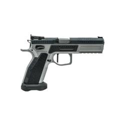 Pistolet Phoenix Drake Standard Acier/Acier SA Bi-Ton guidon noir 9x19