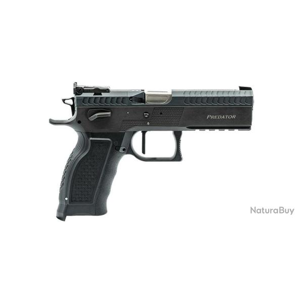 Pistolet Phoenix Predator Alu Polymer Noir SA Guidon noir 9x19