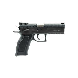 Pistolet Phoenix Predator Alu Polymer Noir SA/DA Fibre optique rouge 9x19