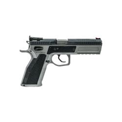 Pistolet Phoenix Drake Production Acier/Acier Bi-Ton Fibre optique rouge 9x19
