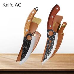 Couteau Pro Chasse Cuisine Chef  Forge Main Martele-AC