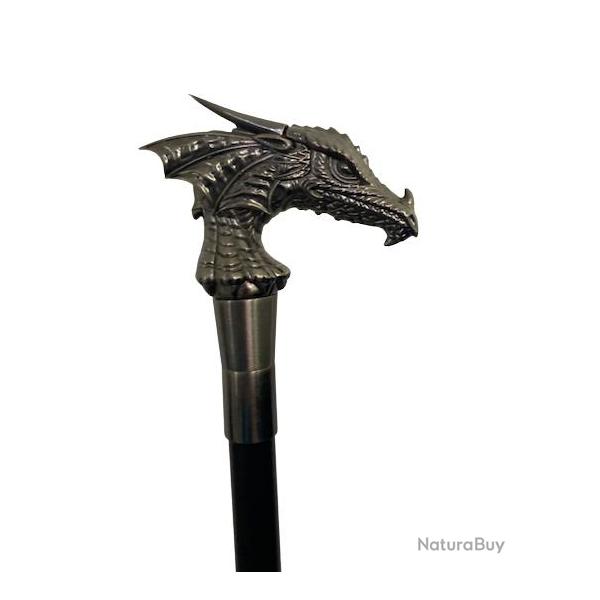 Canne-�p�e - "T�te de Dragon" - Ep�e d�corative