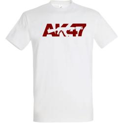 AK-47 T-Shirt Blanc-Rouge