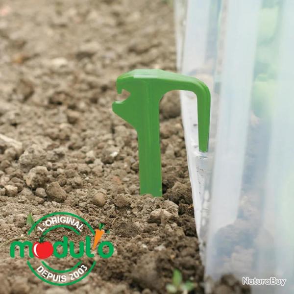 Lot de 10 piquets pour tunnel de for�age / culture