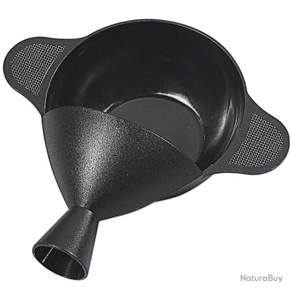 Plateau de balance avec entonnoir � poudre