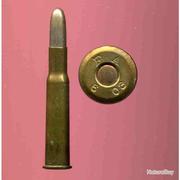 .30-40 Krag USA - balle nickel arrondier - Frankford Arsenal 1903