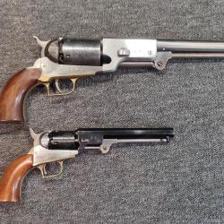 Petit révolver Colt 1849 pocket en calibre 31 poudre noire réplique italienne de 1970