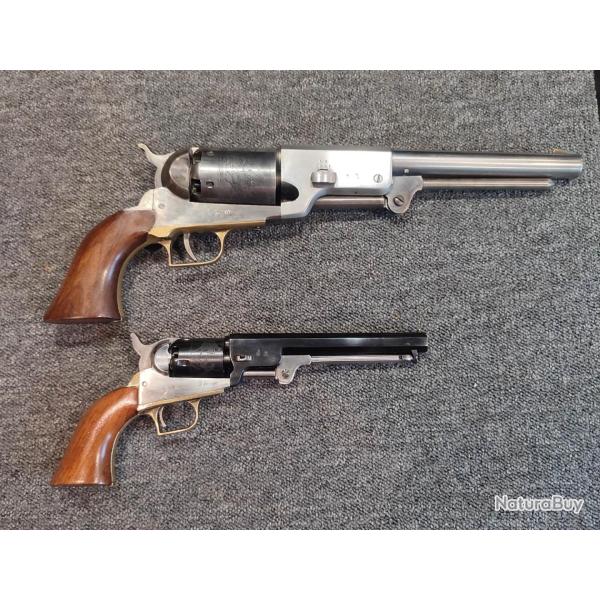 Petit r�volver Colt 1849 pocket en calibre 31 poudre noire r�plique italienne de 1970