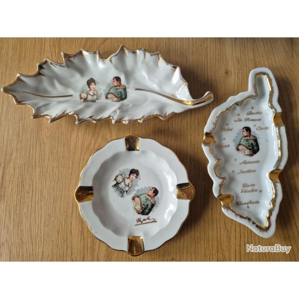 Lot assiettes porcelaine Napol�on Bonaparte