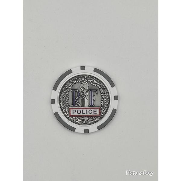 Jeton de poker police judiciaire