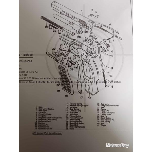 tringle de chien complet  pieces  12 13  14 14 GP 35  Belge
