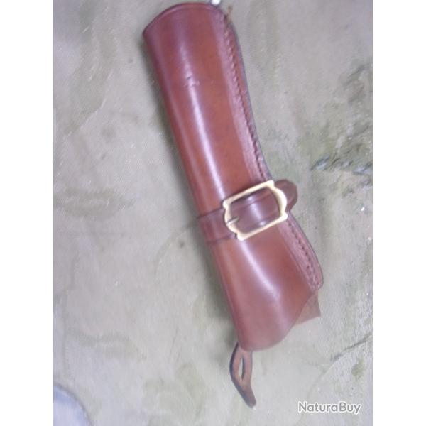 holster pour revolver  poudre noir enveloppe 24 cm