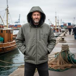 Blouson de Quart Marine Nationale H&eacute;ritage d&eacute;perlant