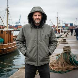 Blouson de Quart Marine Nationale H&eacute;ritage d&eacute;perlant