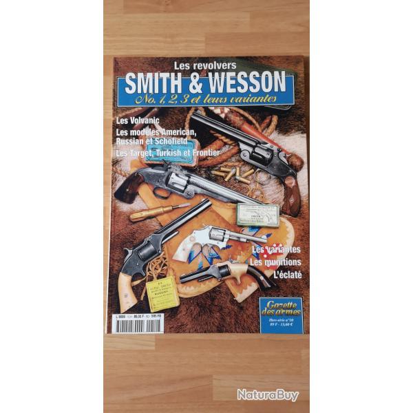 Livre la gazette des armes sur les revolvers SMITH & WESSON No 1, 2, 3