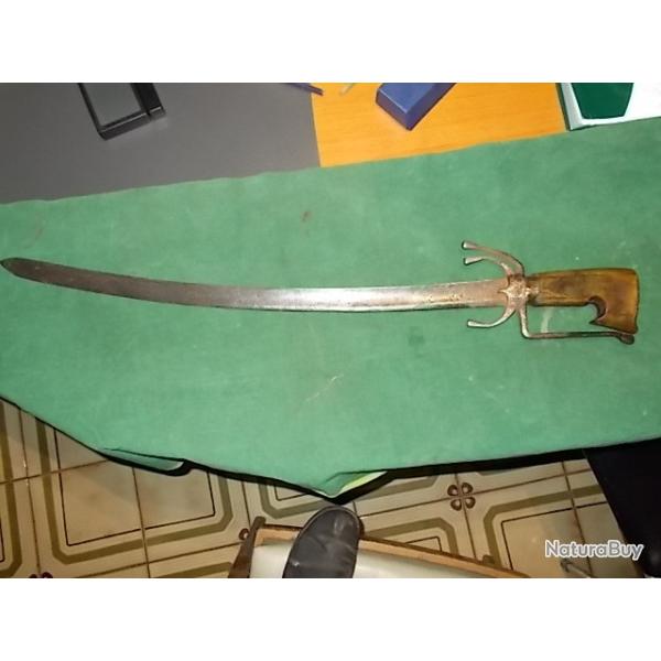 Sabre marocain NIMCHA � lame courbe