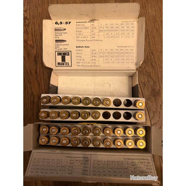 35 Munitions RWS T Mantel 6.5x57.