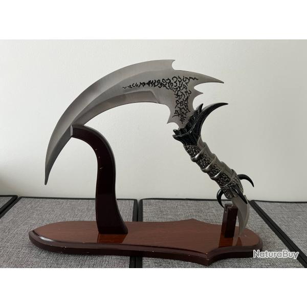 Couteau griffe de dragon Fantaisie d�coratif Emblazon of Knife - complet avec socle