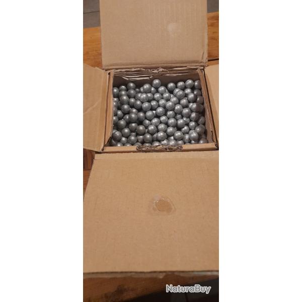 Boulets plomb arme poudre noire