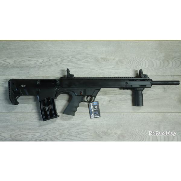 DROITIER, Fusil � pompe FD12 (Bullpup) ; Noir ; canon rayures droites ; 12/76 billes acier #001