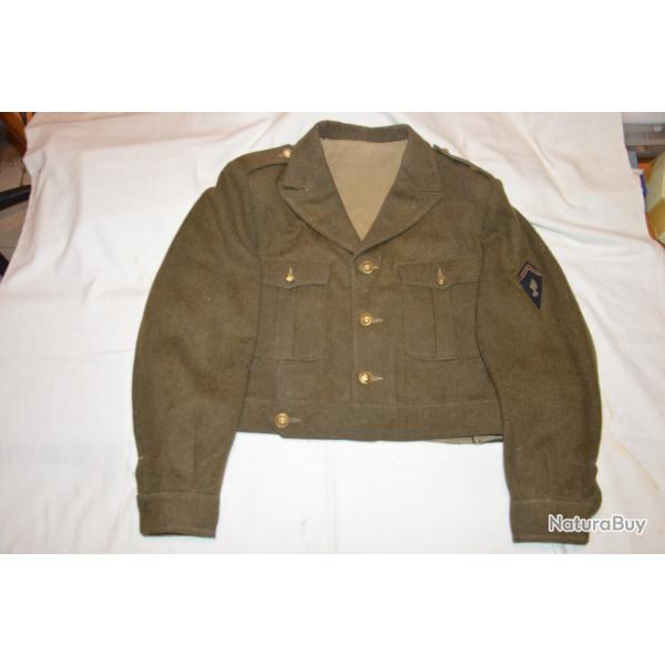 BLOUSON Mle 1946 DE GENDARMERIE MOBILE-GUERRE INDOCHINE/GUERRE D'ALGERIE-