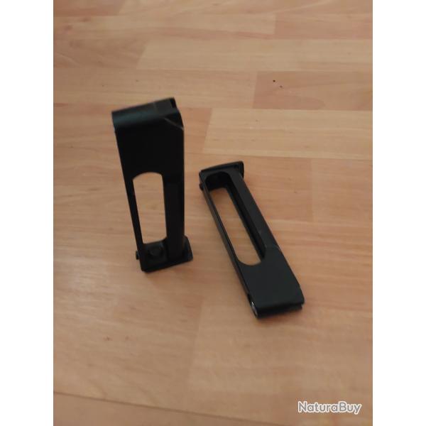 Lot 2 chargeurs CO� pour Makarov airsoft m�tal noir