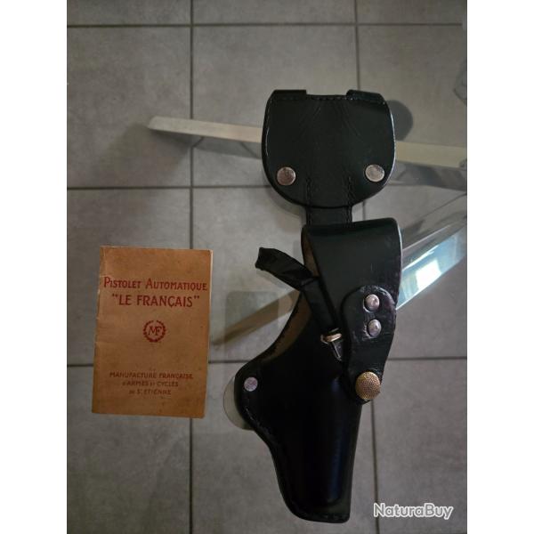 Holster cuir pour Le Fran�ais 6.35 mm