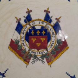 Assiette GIEN soci&eacute;t&eacute; de tir ORLEANS