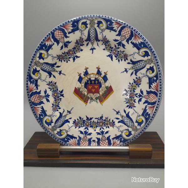 Assiette GIEN socit de tir ORLEANS