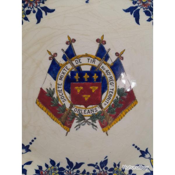 Assiette GIEN soci�t� de tir ORLEANS