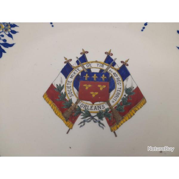 Plat / coupe � fruit GIEN soci�t� de tir ORLEANS