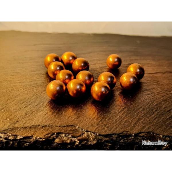 13 MUNITIONS BILLES CUIVR�ES POUR ARME T4E CAL.43 + DE + DE PERFORATION!