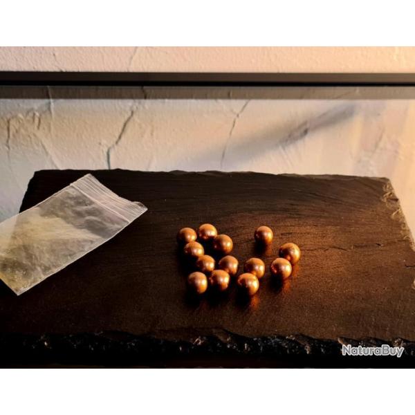 13 MUNITIONS BILLES CUIVR�ES POUR ARME T4E CAL.43 POUR + DE PERFORATION!