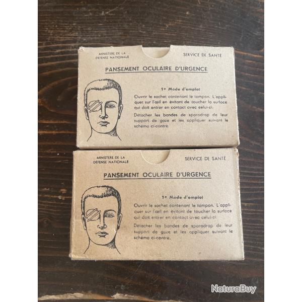 Pansement oculaire d'urgence poque indochine