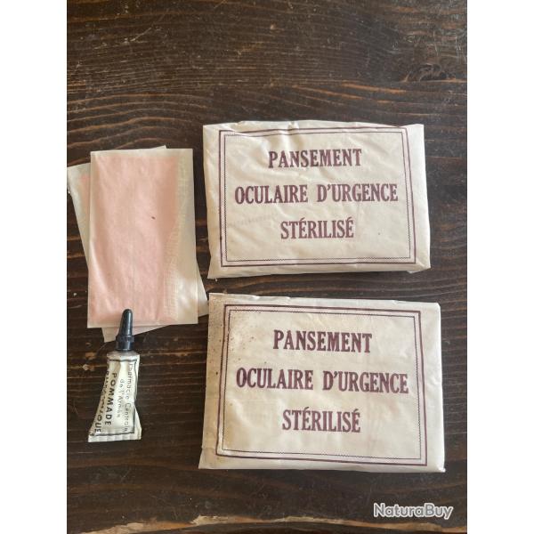 Pansement oculaire d'urgence poque indochine n2