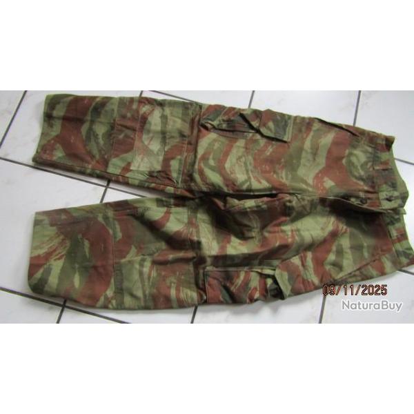 pantalon guerre camoufl� Indochine Alg�rie TTA 49/53 commando chasse  Indo para
