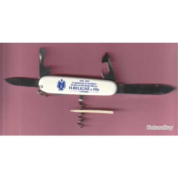 VICTORINOX SUISSE couteau commmorant 400 ans de la st du distributeur exclusif -rare