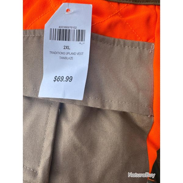 Gilet chasse cabela's xxl