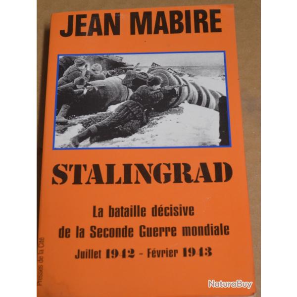 Livre historique Stalingrad de jean Mabire