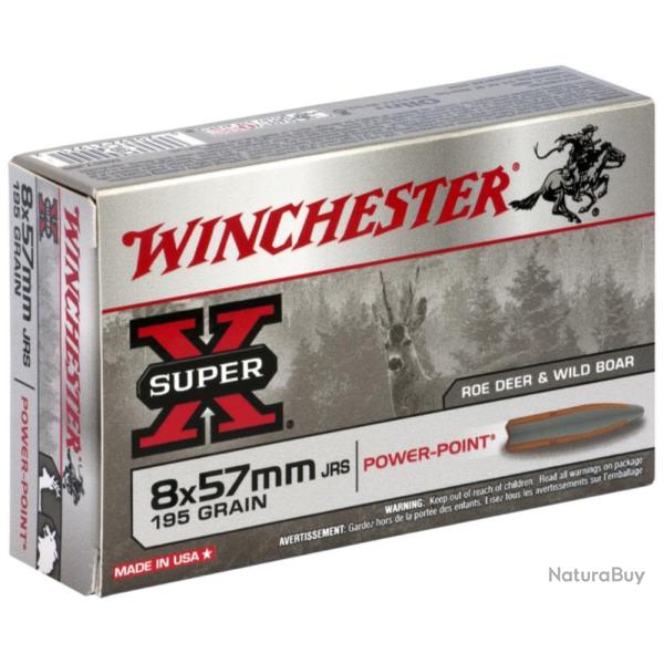 BALLES 8X57JRS POWER POINT 195GR - WINCHESTER