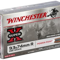 BALLES 9.3X74R PP 286GR - WINCHESTER
