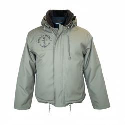 Blouson de quart Marine Nationale kaki style authentique et protection intemp&eacute;ries