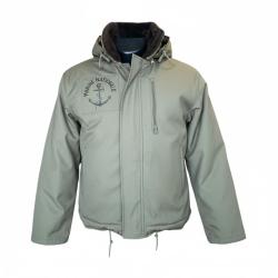Blouson de quart Marine Nationale kaki style authentique et protection intemp&eacute;ries
